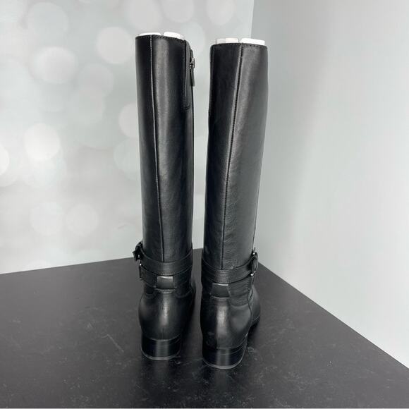 Naturalizer Women's Reid High Shaft Boots Black Leather Sz 6.5 - Picture 7 of 9